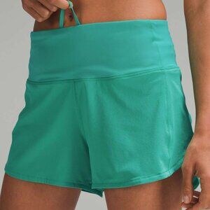 NWOT Lululemon Speed Up Shorts, High-Rise sz 14 Kelly Green
